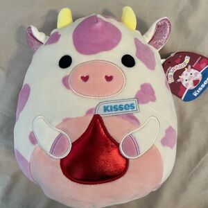 NWT Squishmallow Evangelica the Cow Hershey Kiss special edition